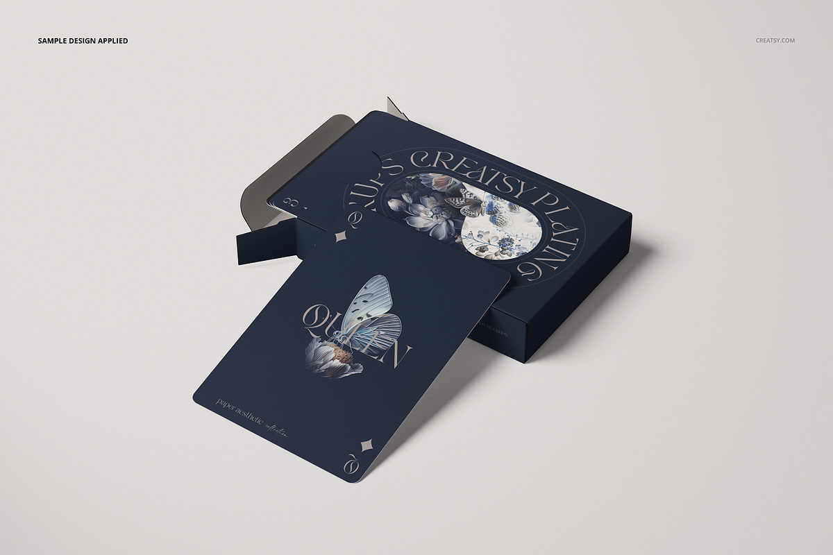 Playing Cards Mockup Set v.3, a Merchandise Mockup by creatsy5 (Photo 4 of 12)