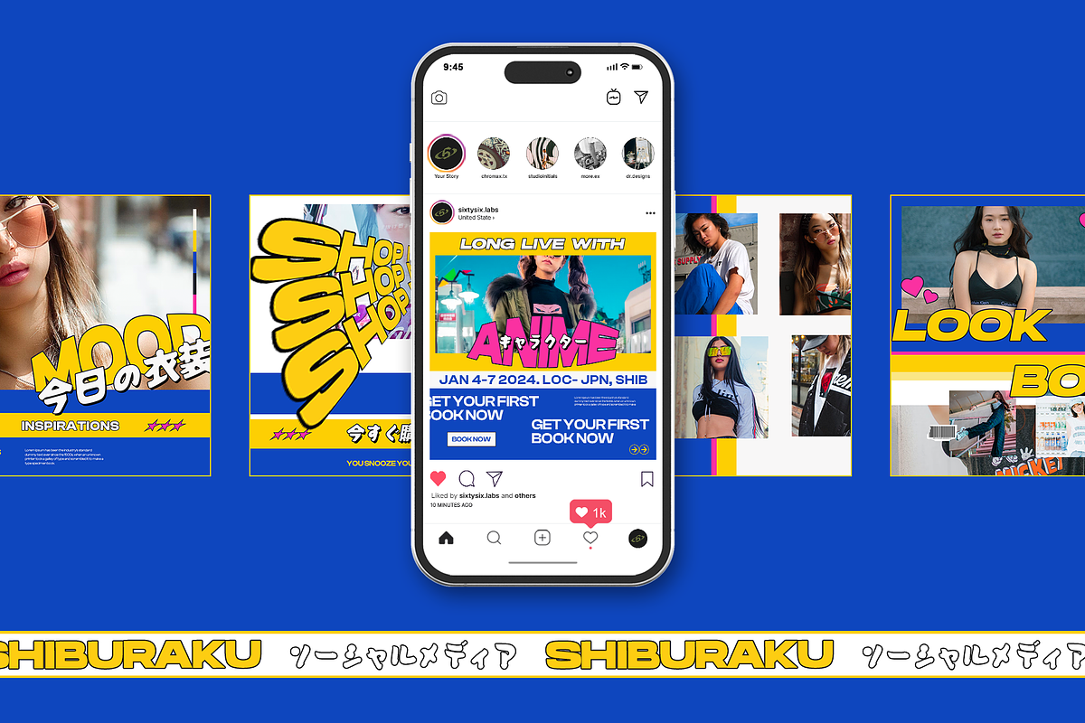 Shiburaku - Instagram Template, a Social Media Template by Sixtysix Labs (Photo 3 of 6)