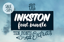Inkston Font Bundle SALE