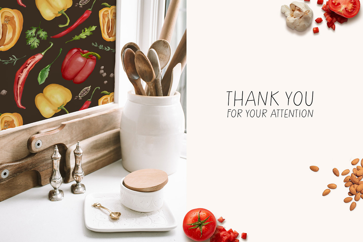 VEGAN FOOD watercolor set, a Food Illustration by Yuliia Lashevska (Photo 14 of 14)