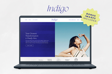 Indigo Full Kajabi Theme