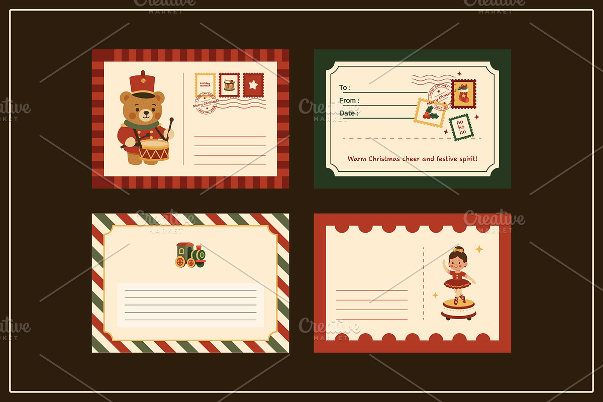 Cozy Christmas toys, a Seasonal Illustration by Creative Gallery (Photo 11 of 11)
