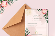 Protea - Wedding Invitations Suite, an Invitation Template by Khryna Designs (Thumbnail 4 of 5)