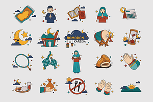 Ramadan Graphic Set