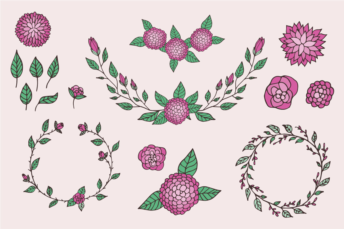 Designer's Hand Drawn Vector Kit preview 8