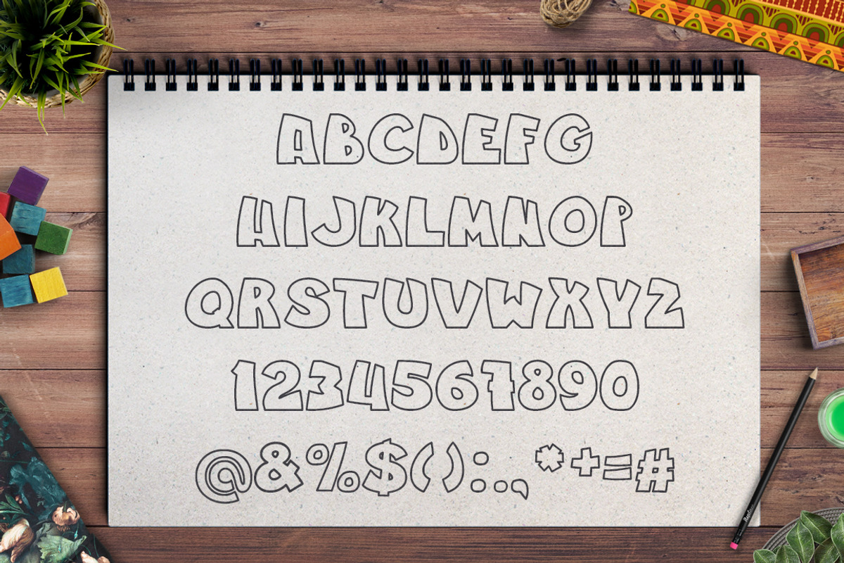 3 funny fonts JUNGLE preview 3