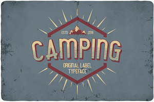 Camping Typeface