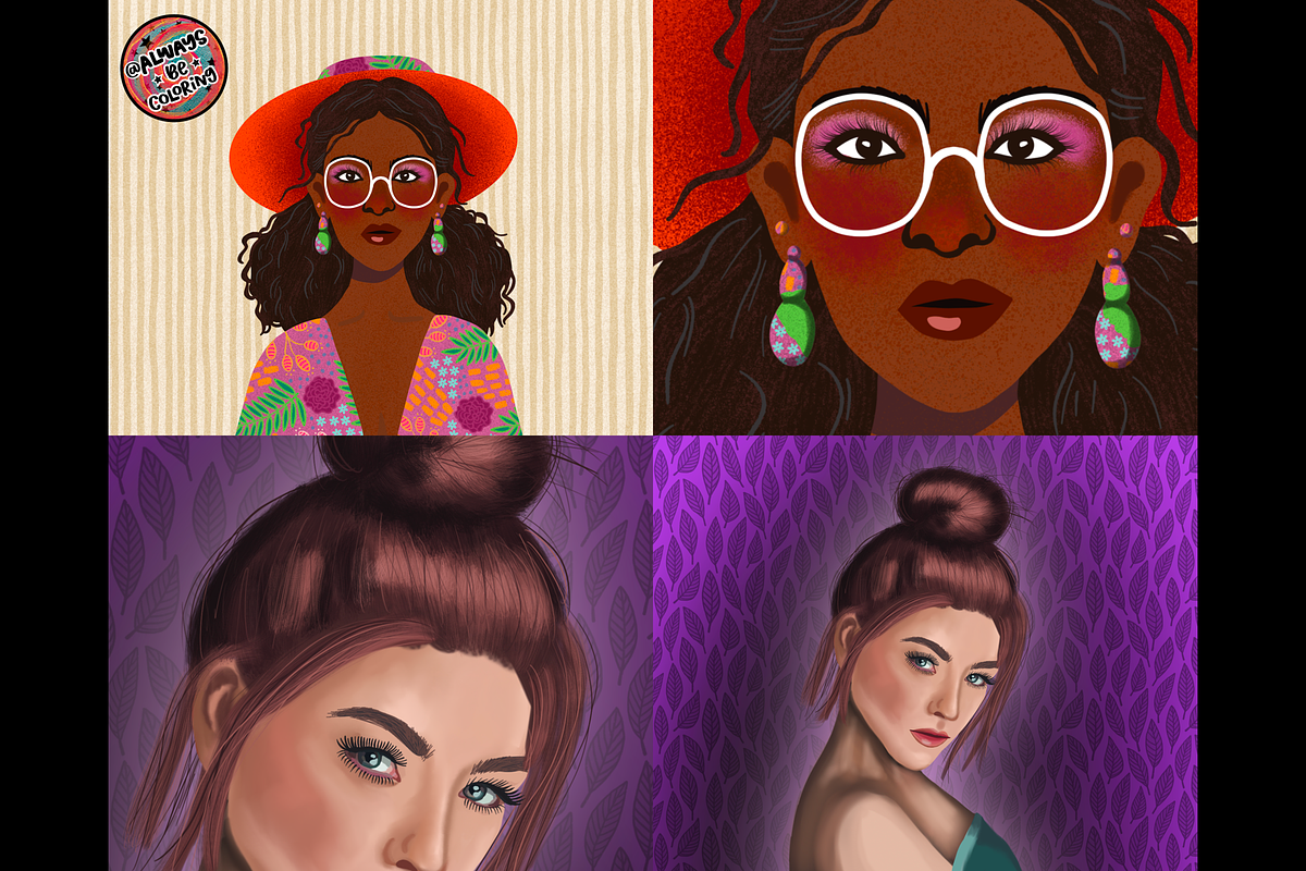 Huge Procreate Portrait Toolkit, a Brush Add-On by AlwaysBeColoring (Photo 10 of 10)