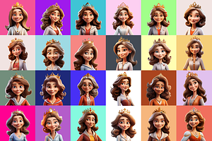 125 Animoji Avatars - Disney Queen