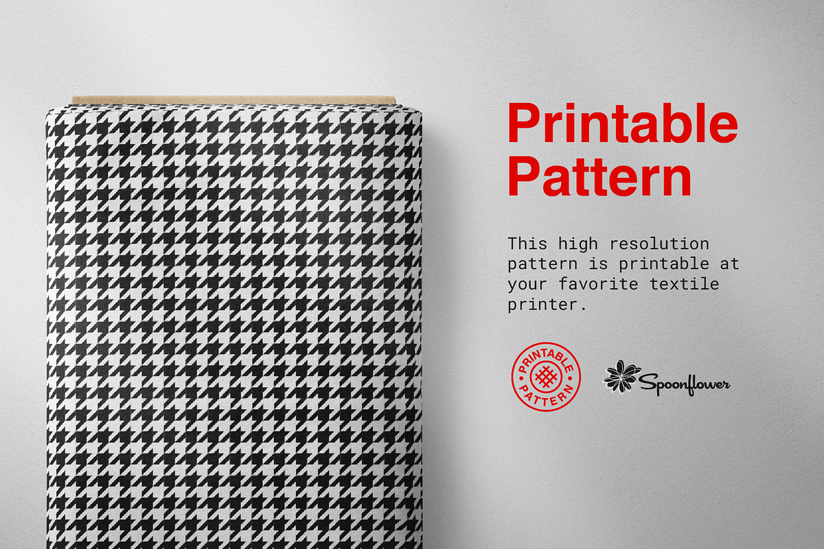 Houndstooth Pattern, a Pattern Graphic by Swatch Supply (Photo 7 of 8)