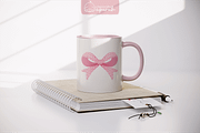 Pink Coquette Bows Watercolor Clipar, a Decorative Illustration by creationsbyapuruh (Thumbnail 4 of 7)