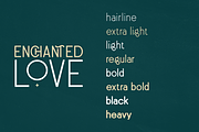 Enchanted Love - Sans Serif Typeface, a Sans Serif Font by VP Fonts (Thumbnail 19 of 22)