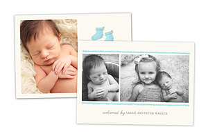 Birth Announcement Template CB066