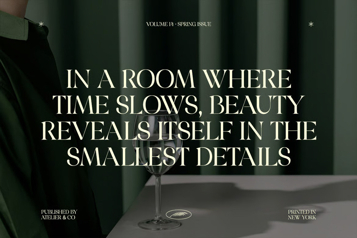 Margline – Stylish Serif Typeface, a Serif Font by Brand Earth (Photo 6 of 8)