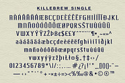 Killebrew Single | Athletic Typeface, a Blackletter Font by StudioWorks (Thumbnail 5 of 6)
