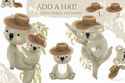 Koalas Collection | 22 Elements, an Animal Illustration by Jen Digital Art (Thumbnail 5 of 7)
