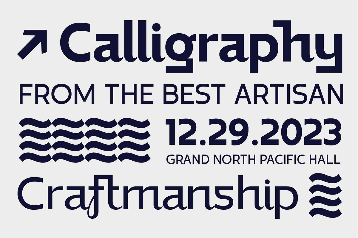 Bilgraf Cursive Craft Sans, a Sans Serif Font by Patria Ari (P4tcreativa) (Photo 8 of 9)