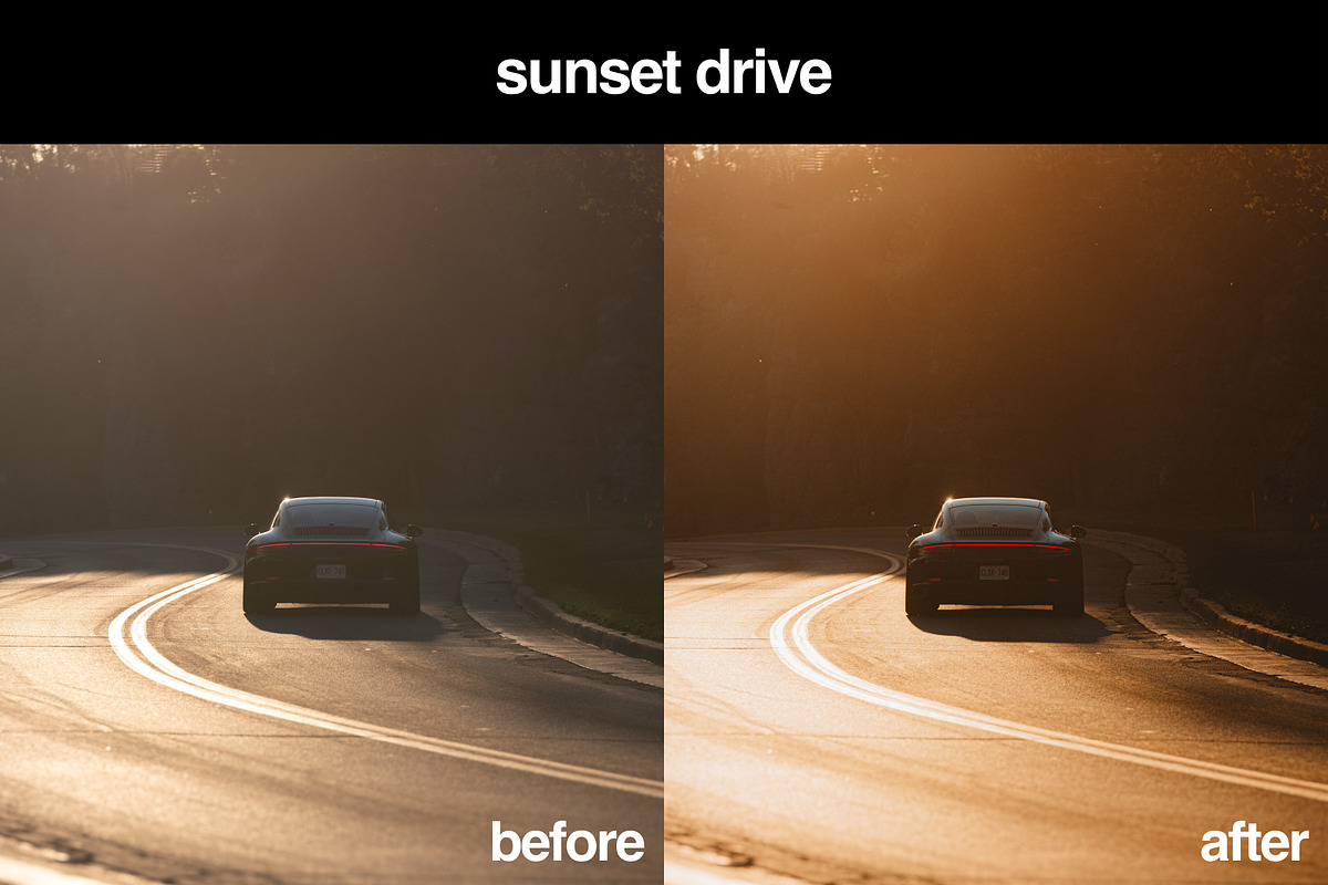 8 Golden Hour Lightroom Presets, a Preset Add-On by Gridfiti (Photo 5 of 9)