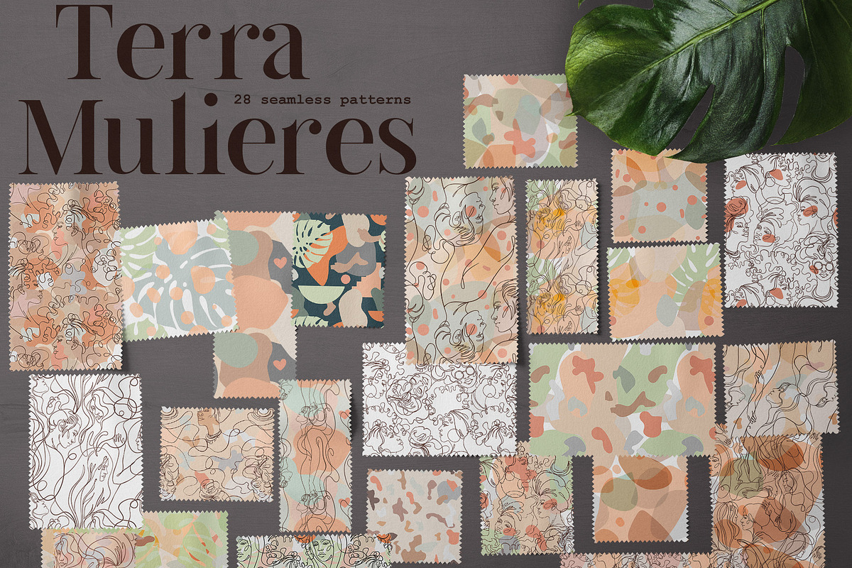 Terra Mulieres. Vector Set of 72., a Decorative Illustration by Varvara Gorbash (Photo 2 of 8)