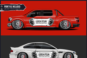 Car Wraps Stripe Racing Background