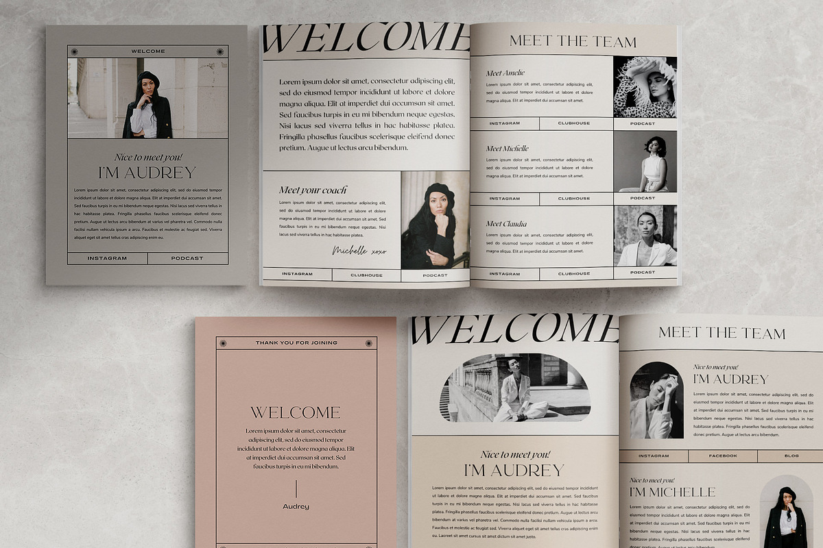Aesthetic Workbook Template CANVA, a Brochure Template by Studio Loire (Photo 5 of 18)