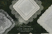 Vintage Lace Handkerchief Collage, an Object Graphic by Laras Wonderland (Thumbnail 3 of 12)