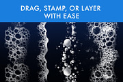 Bubbles & Foam Brush Set, a Brush Add-On by Zsolt Kosa Art (Thumbnail 2 of 6)