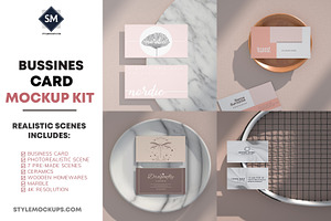 Business Card Mockup Kit