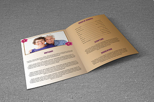 Funeral Program Template-T718