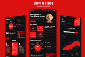 Cryptocurrency Landing Page, a Landing Page Template by MightyDesign