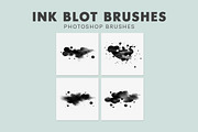 Ink Blot Brushes For Photoshop, a Brush Add-On by AB-TheDesigner (Thumbnail 4 of 4)