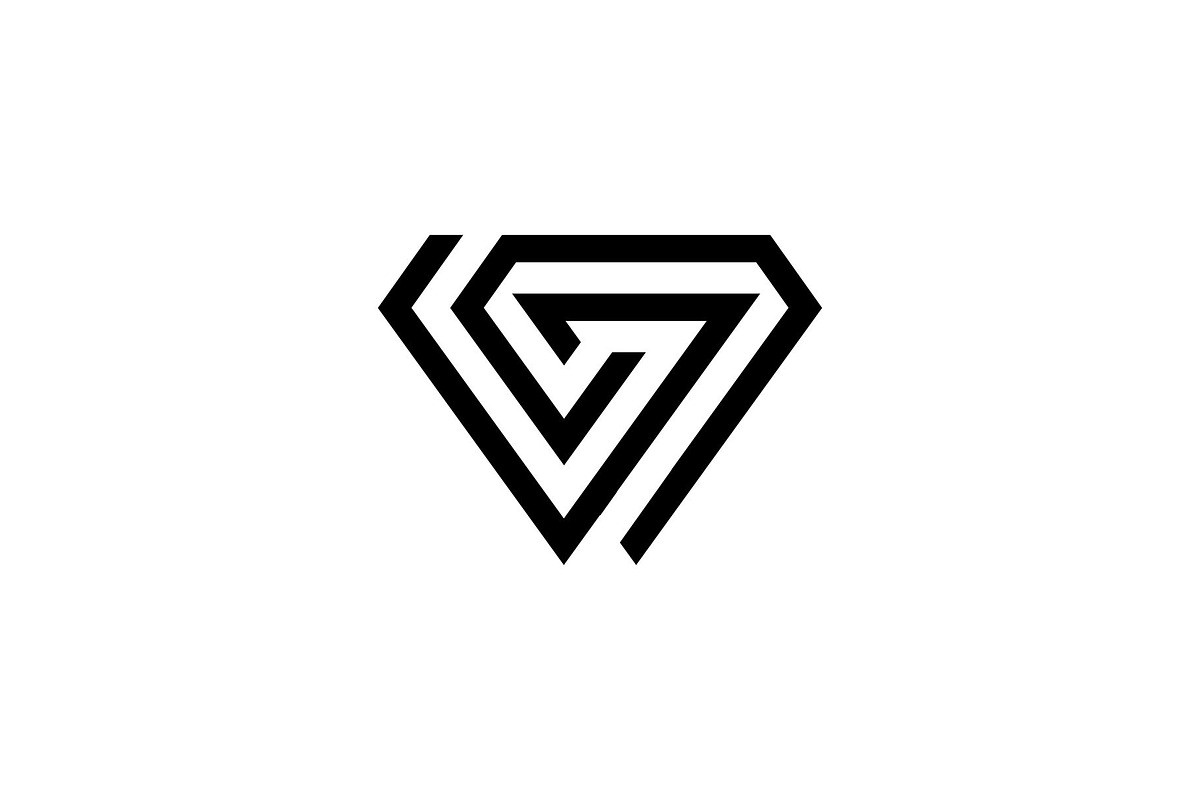 Diamond Lines Logo, a Branding & Logo Template by Buqancreative (Photo 1 of 4)