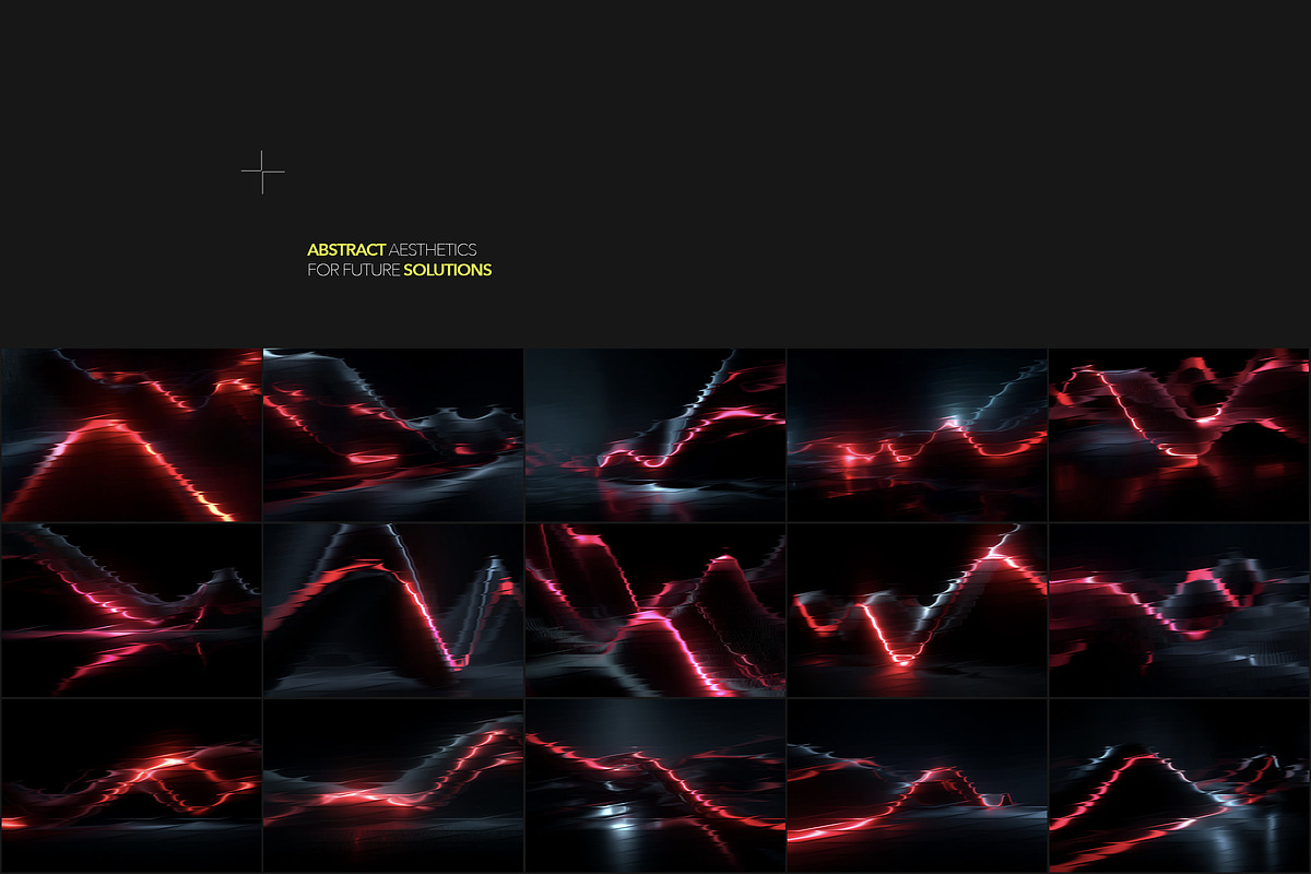 Neon Red Abstract Gradients, a Background Graphic by Milka (Photo 4 of 10)