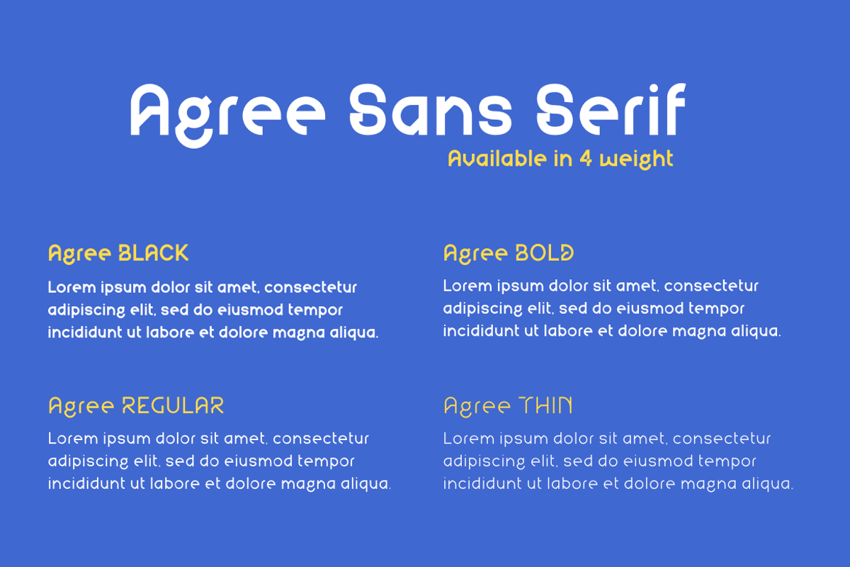 Agree, a Sans Serif Font by twinstd (Photo 3 of 12)