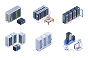Infrastructure and Server Set, a Technology Illustration by Brickclay (Thumbnail 14 of 14)