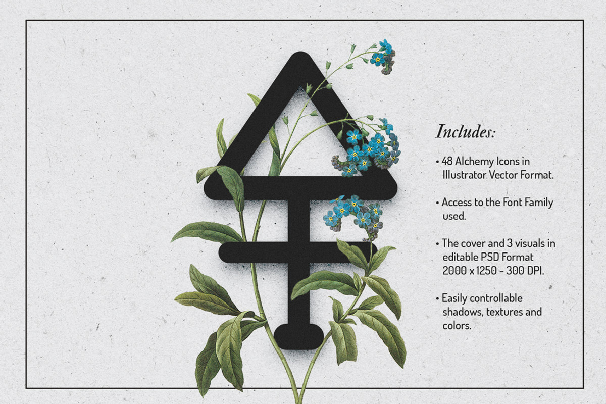 Alchemy Symbols Pack, an Object Graphic by Over Under (Photo 6 of 7)