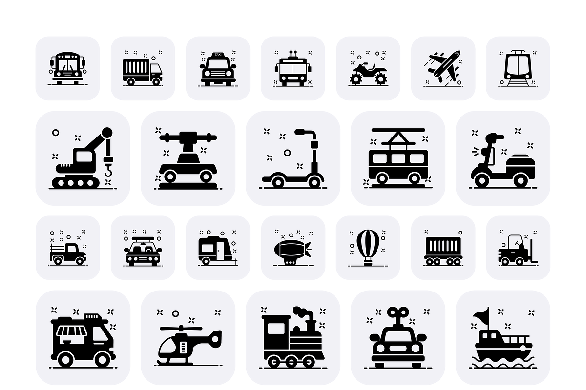 Transportation Icon Set, a Duotone Icon by Brickclay (Photo 8 of 9)