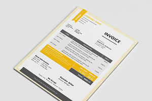 Modern Business Docx Invoice