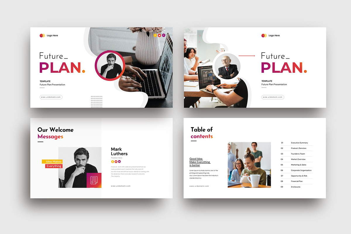 Future Plan Presentation Template preview 2