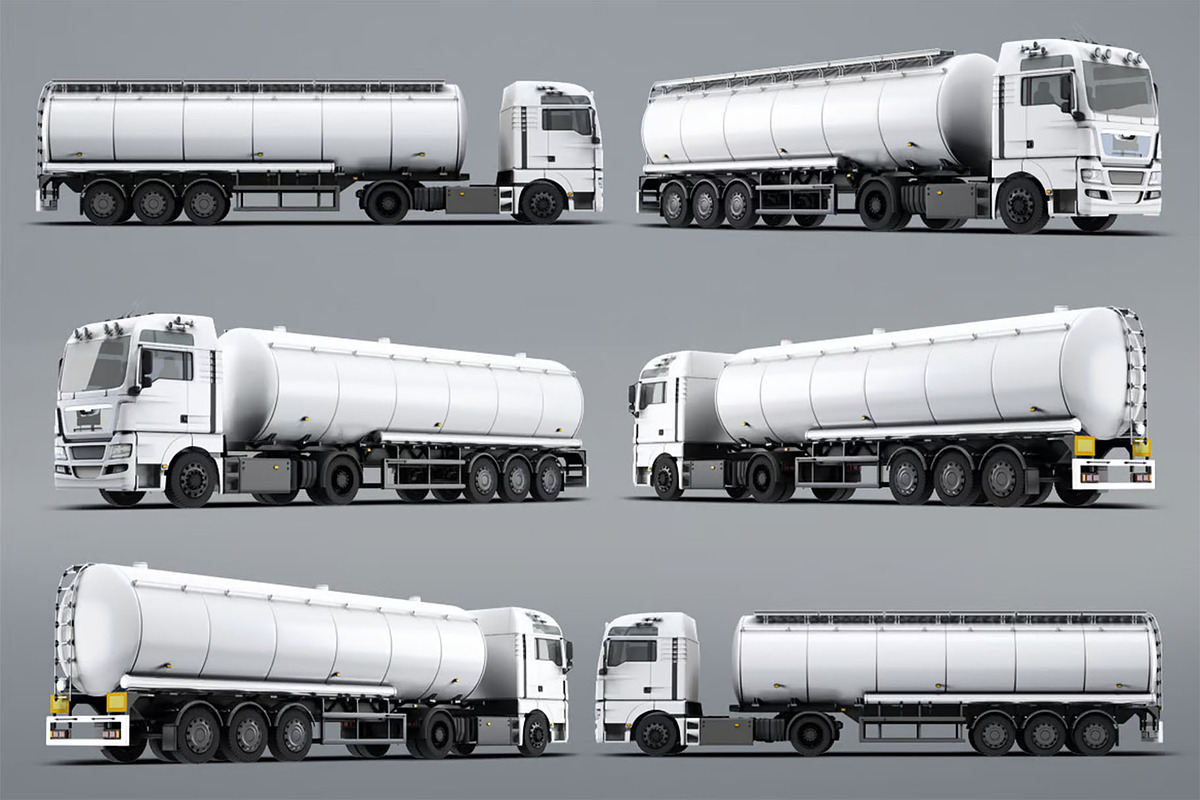 Trucks Mock-Up, a Product Mockup by DesignRushMarket (Photo 3 of 13)