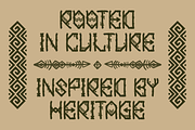 Sacred Obsidian Ethnic Tribal Font, a Font by PutraCetol Studio (Thumbnail 2 of 5)