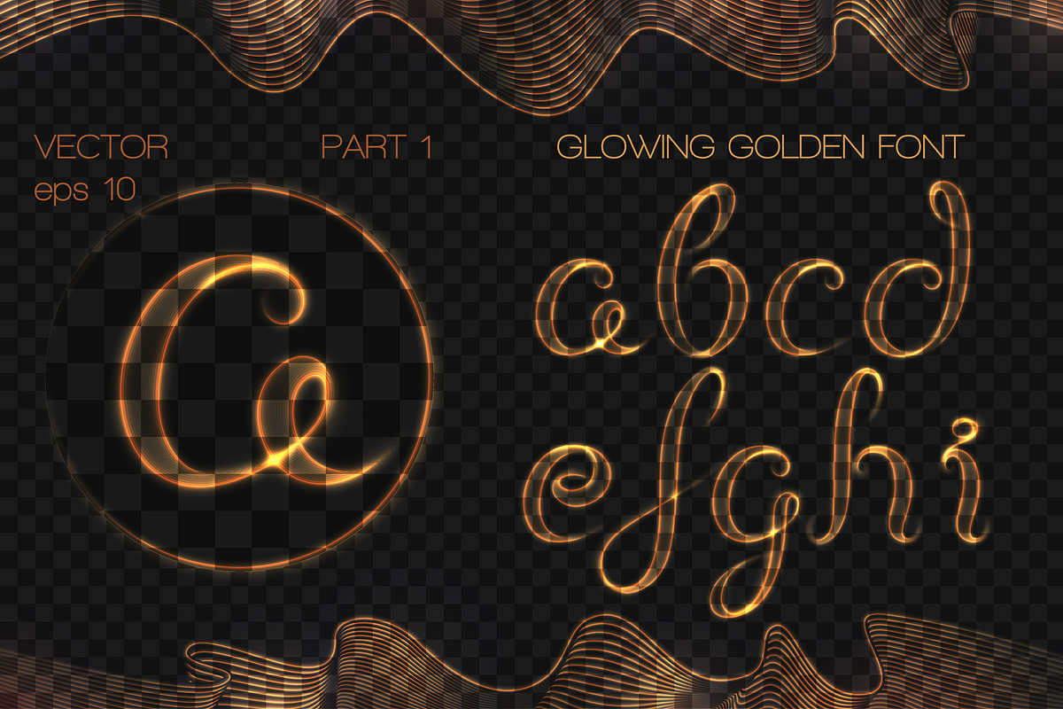 8 GLOWING METAL FONTS / 8 BRUSHES preview 4