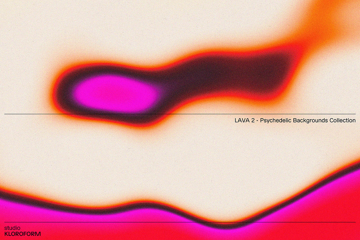 LAVA 2 - Psychedelic Backgrounds, a Background Graphic by kloroform (Photo 8 of 21)