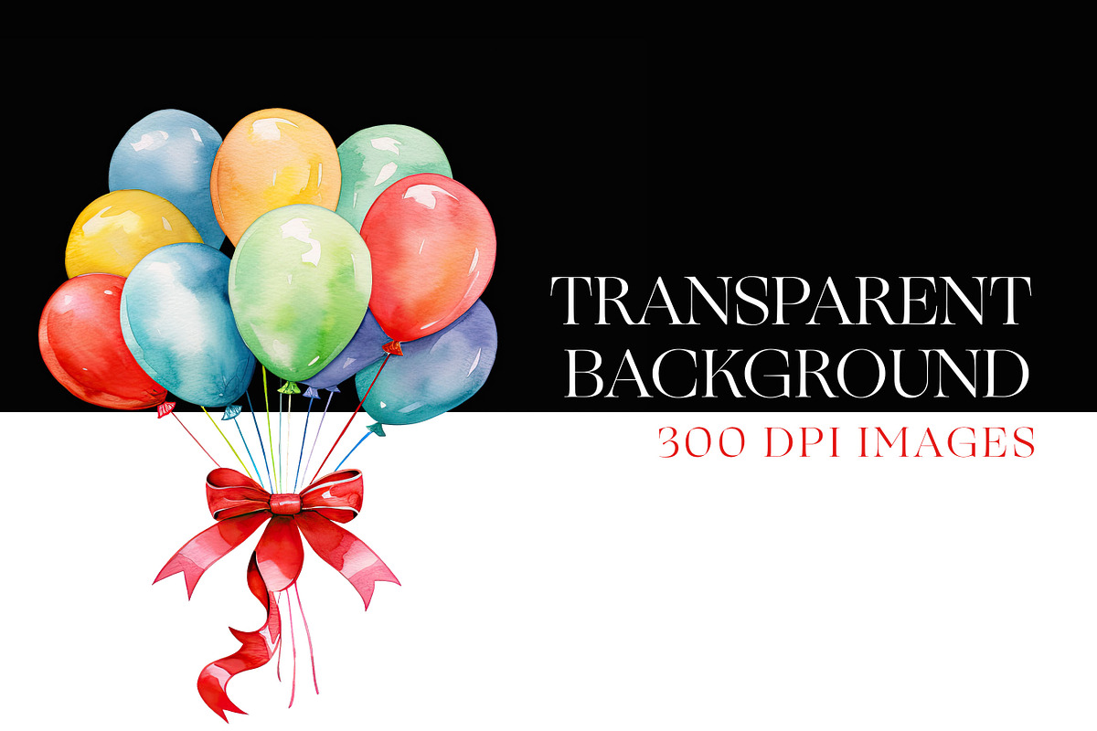 Watercolor New Year Clipart| Party, a Decorative Illustration by BrushstrokeArtGB (Photo 6 of 8)