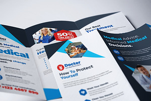 Medical Trifold Brochure Templates