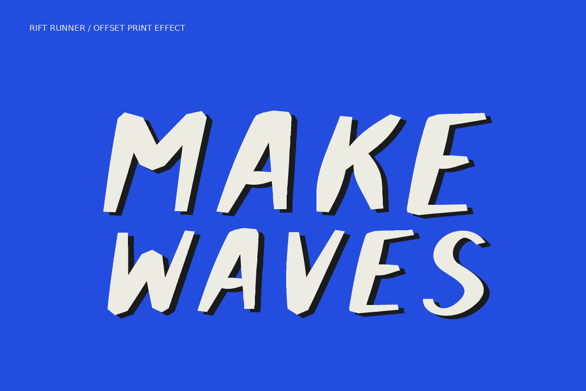 Rift Runner — Bold Cut Marker, a Handwritten Font by Colorsfav (Photo 9 of 11)