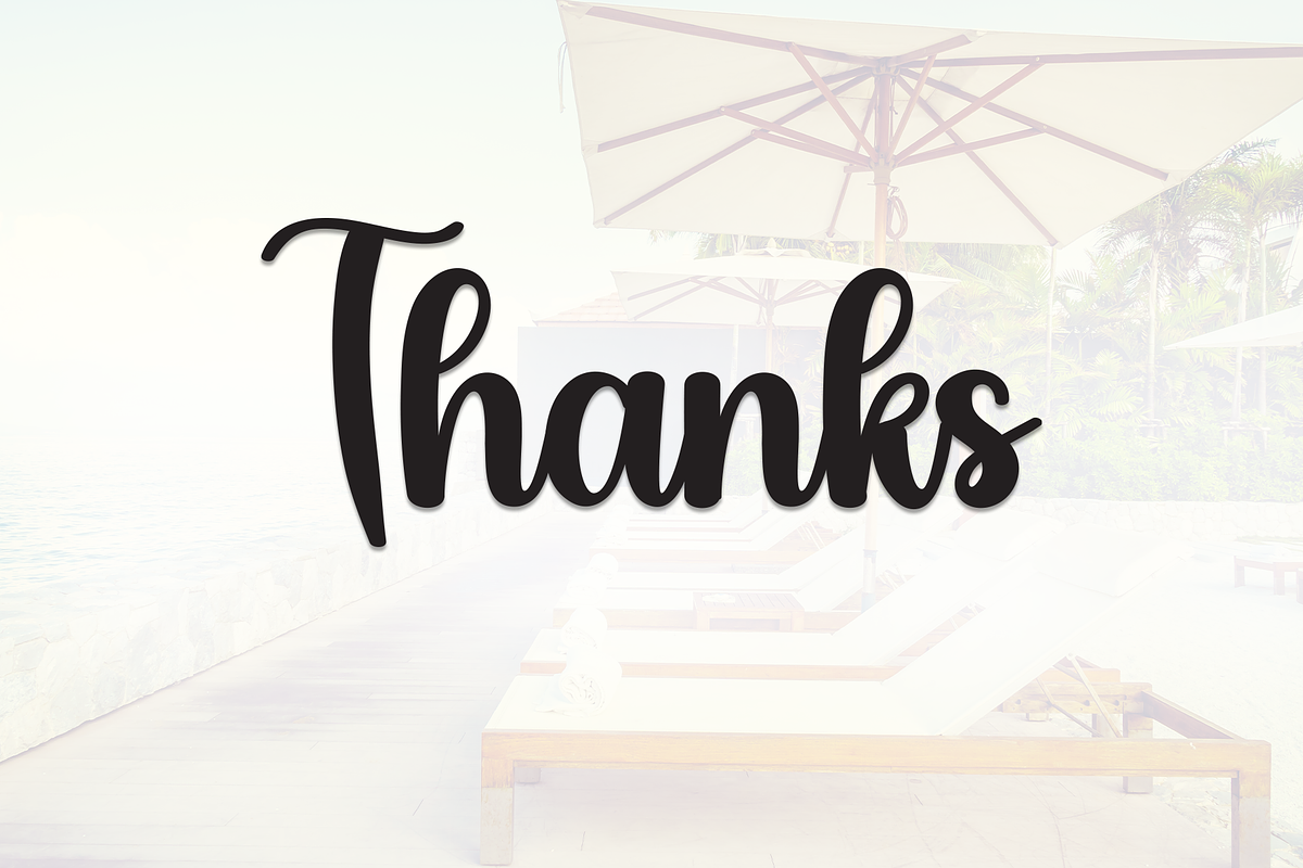 Vacation | Script Font, a Handwritten Font by Scratchones (Photo 9 of 9)