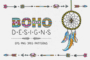 Boho Designs, an Illustration by Redchocolate (Thumbnail 1 of 5)