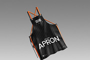 Black Kitchen Apron Mockup, a Household Mockup by Brand Earth (Thumbnail 2 of 4)