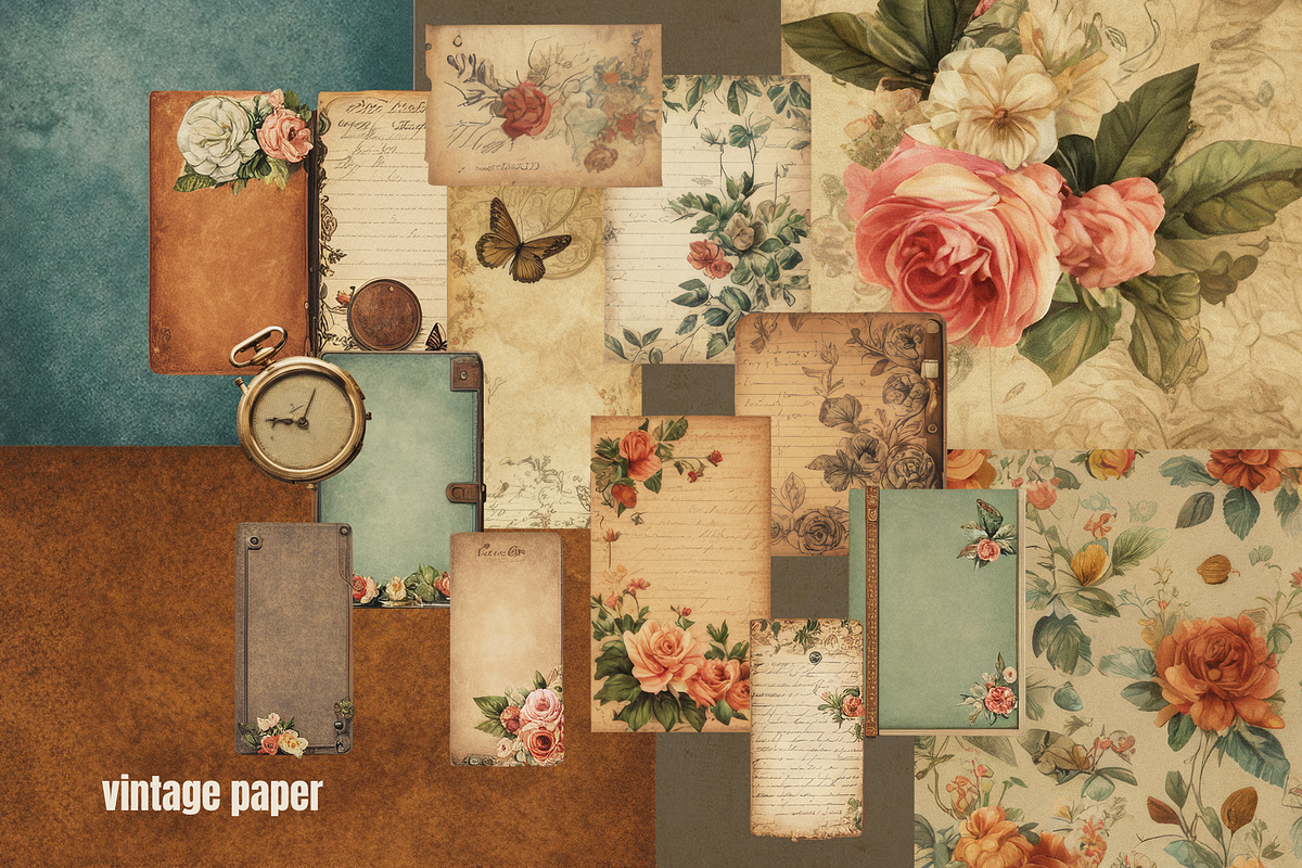 Vintage collage Creator 92 PNG, a Decorative Illustration by JulsIst (Photo 5 of 10)
